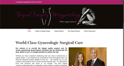 Desktop Screenshot of gynecologicsurgery.com